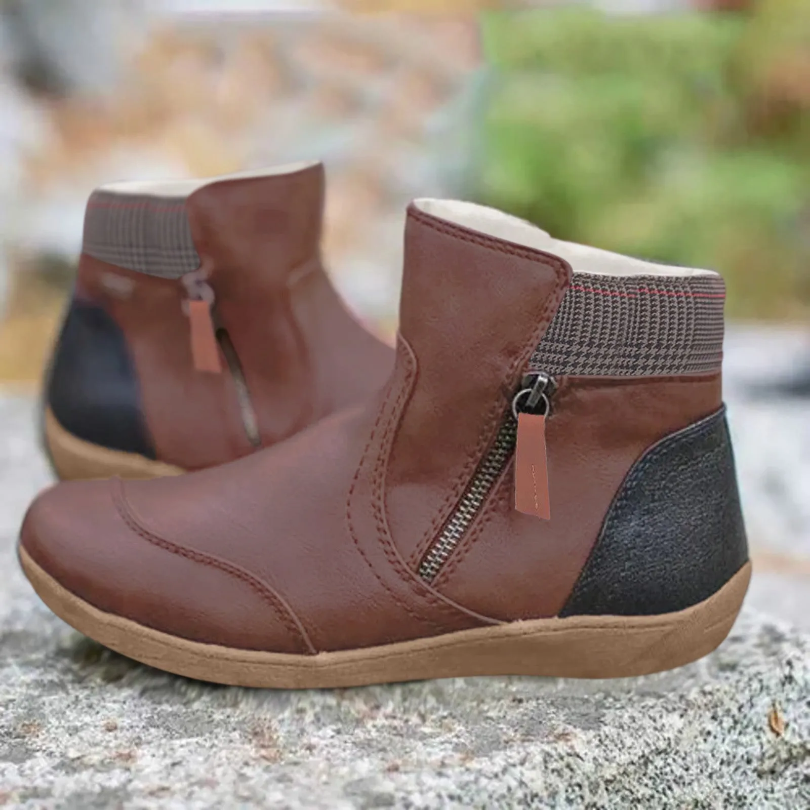 Alaina | Waterproof Leather Boots with Foot Support for Women