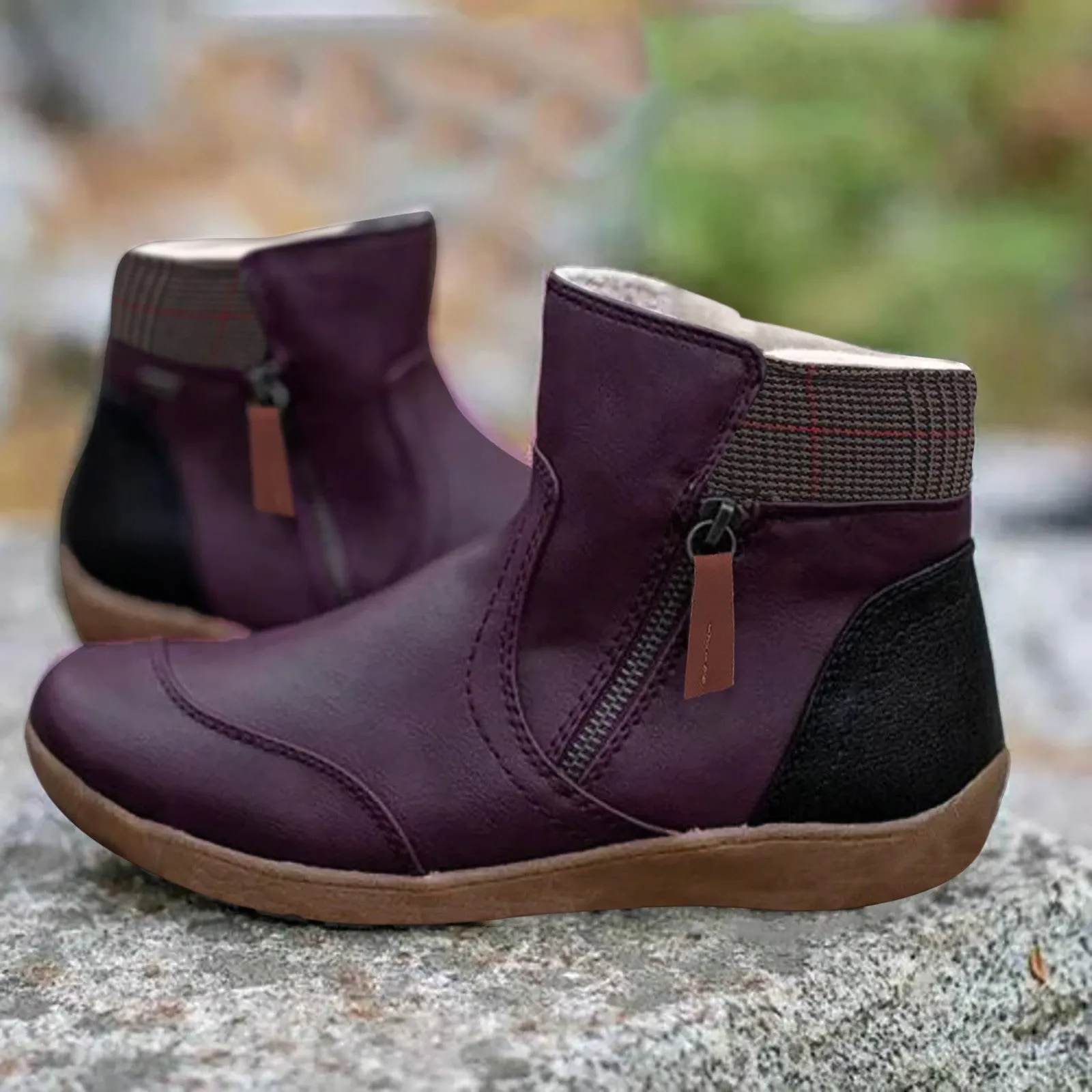 Alaina | Waterproof Leather Boots with Foot Support for Women