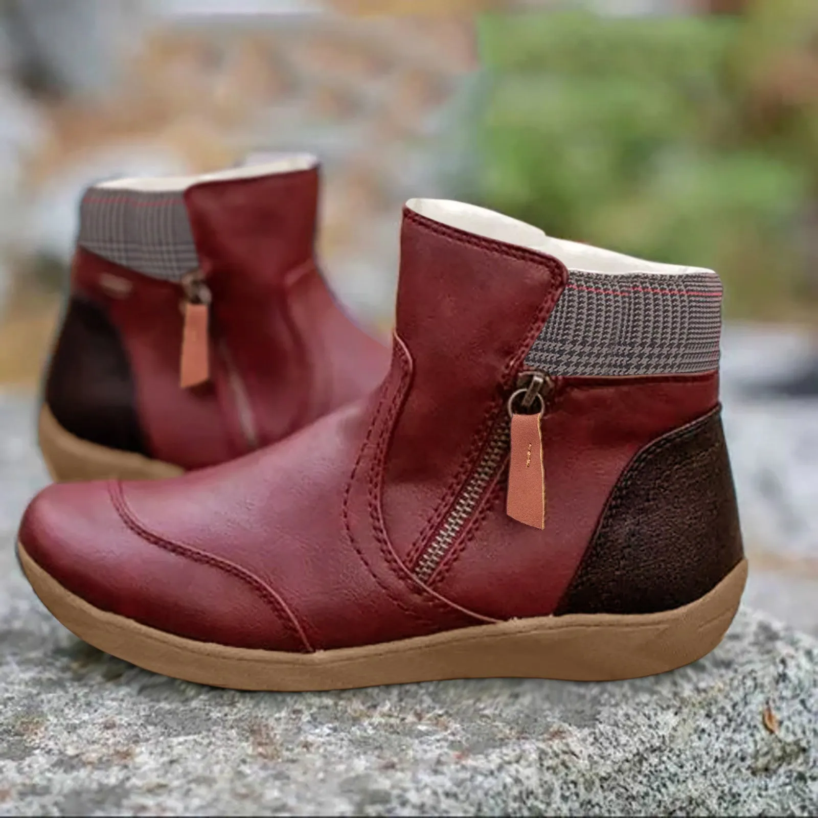 Alaina | Waterproof Leather Boots with Foot Support for Women