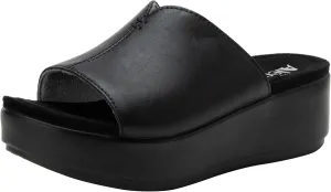 Alegria Triniti - Timeless Leather Platform Sandal - Comfort, Arch Support and Stylish Women's Sandal for Everyday Elegance - Slip-Resistant Wedge Slide