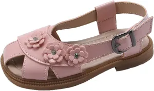 Baby Shoes Flat Sandals Flower Hollow Beach Shoes Fashion Soft Sole Girls Boys Casual Sandals Toddler Dress Up