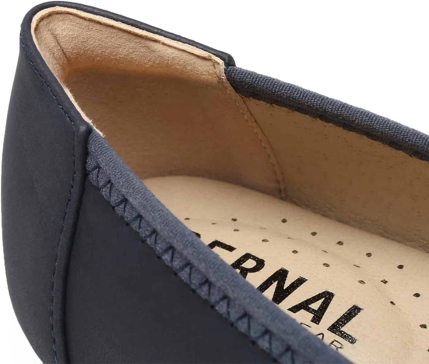 Bernal Women's Comfortable Flat Shoes - Round Toe Classic Cute Bow Metal Buckle Slip on Ballet Flats