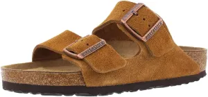 Birkenstock Men's Arizona Soft Footbed Sandals, Mink, Tan, 12 Medium US