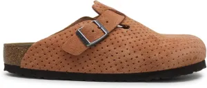 Birkenstock Unisex Boston BS Suede Embossed Sandals
