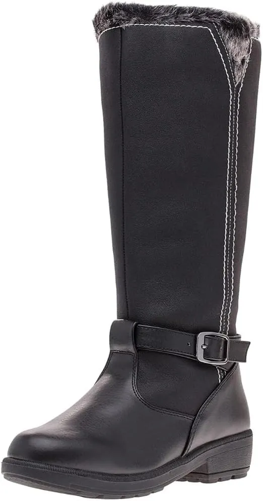 Boston Accent Women's Patty Insulated Waterproof Snow Winter Boots with Zipper