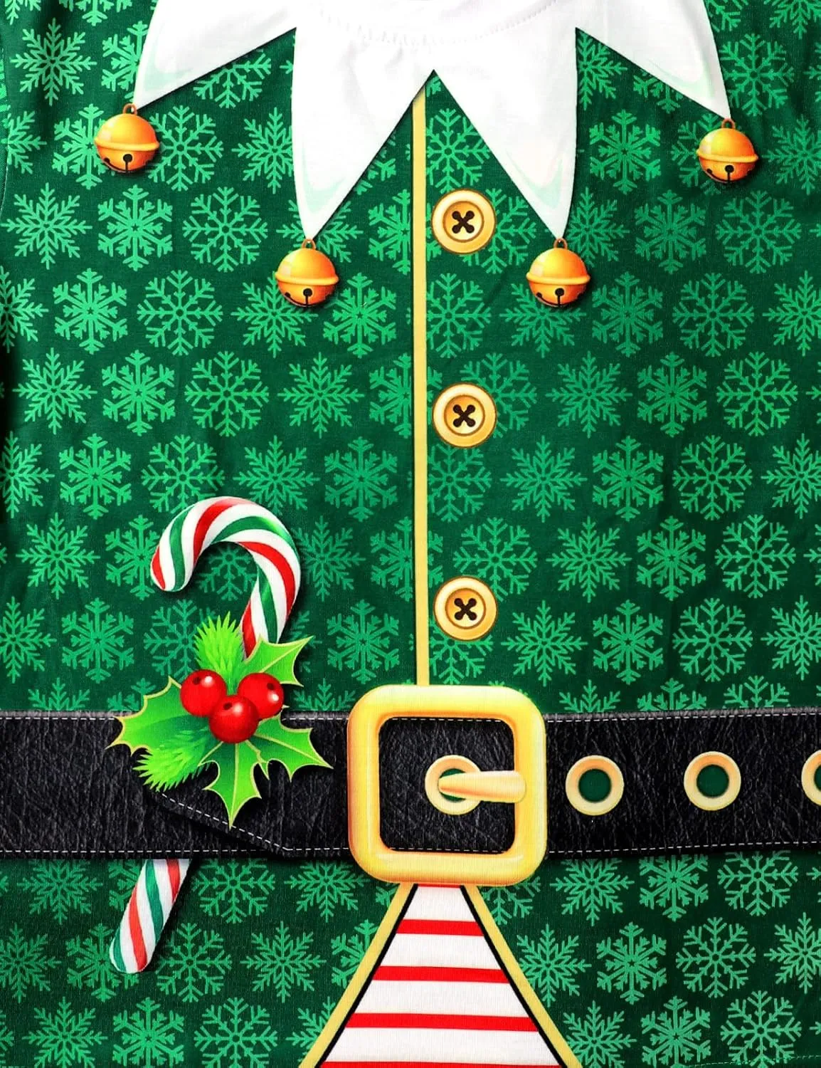 Boys Christmas Elf Short Sleeve T-Shirt