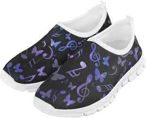 Boys Tennis Shoes Cute Slip On Sneakers for Little Kids Running Shoes