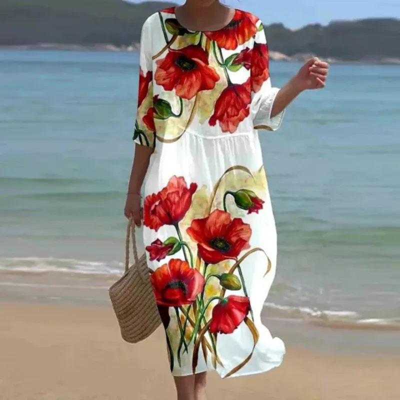 Calyxia | Elegant Tummy Covering Dress