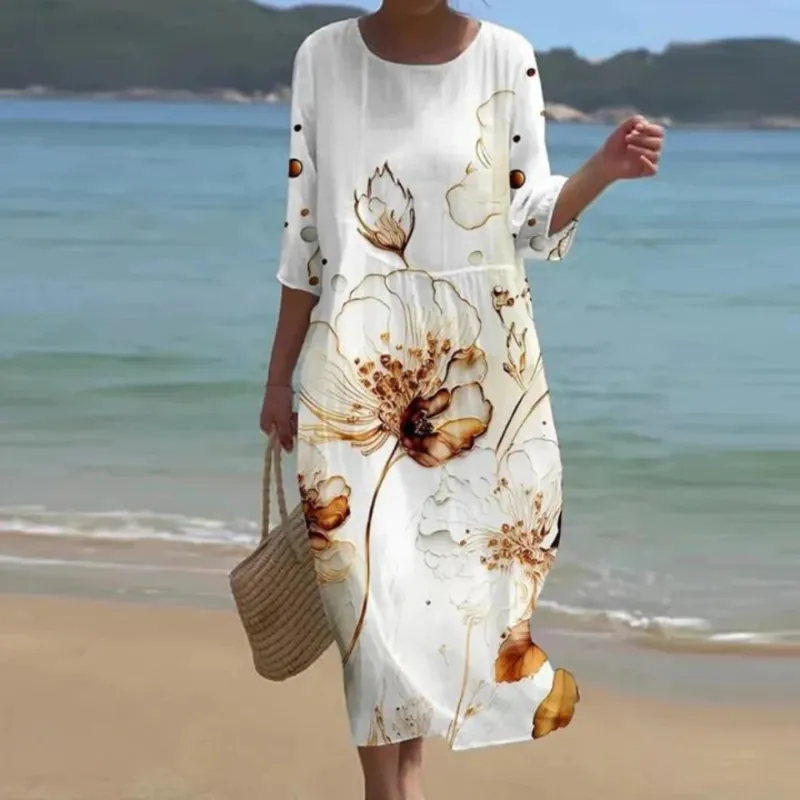 Calyxia | Elegant Tummy Covering Dress