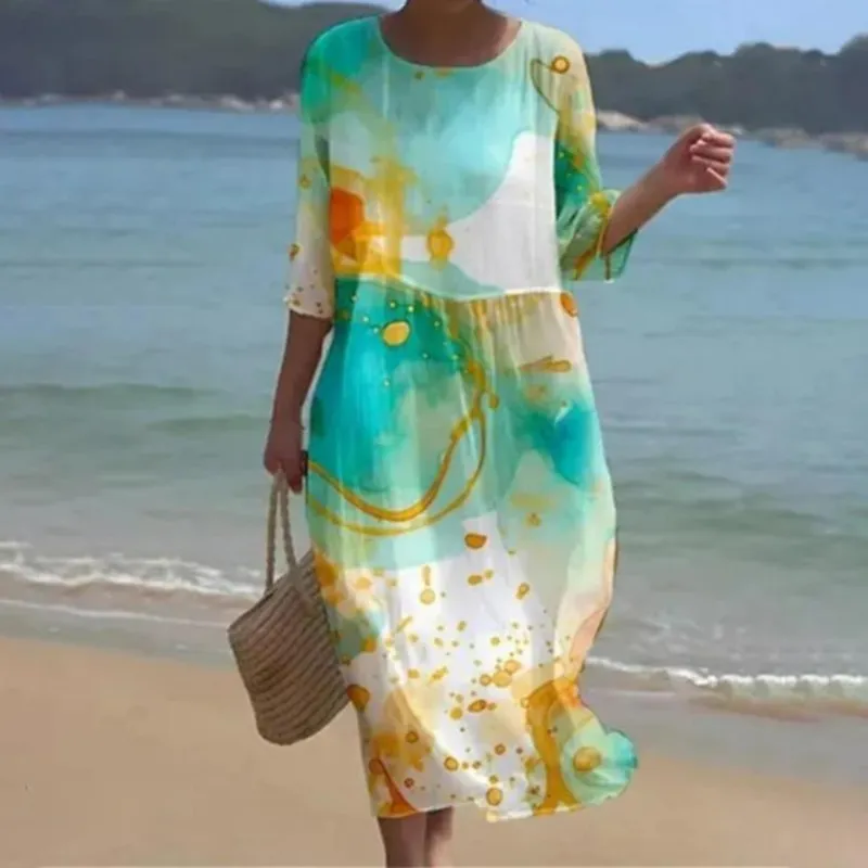 Calyxia | Elegant Tummy Covering Dress