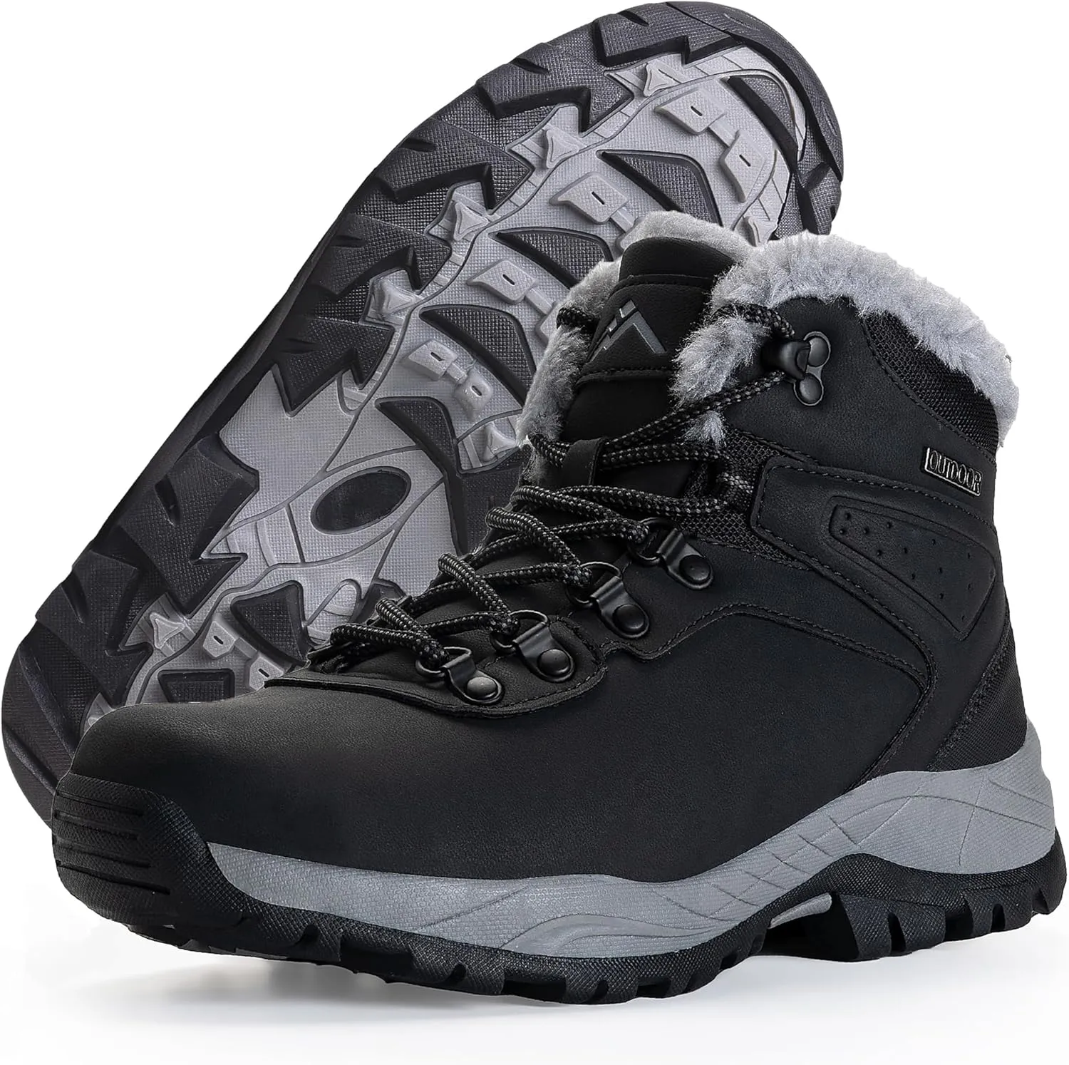 CC-Los Waterproof Winter Snow Boots for Women – Warm Outdoor Hiking Booties, Ladies' Work Shoes