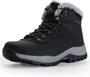 CC-Los Waterproof Winter Snow Boots for Women – Warm Outdoor Hiking Booties, Ladies' Work Shoes