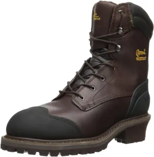 Chippewa Men's Black Oiled Waterproof Insulated Composition Rubber Toe Boot