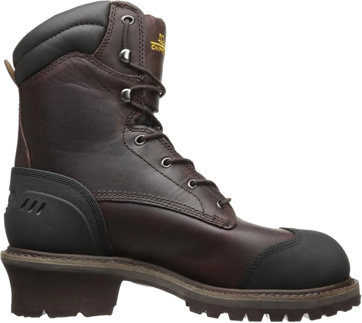 Chippewa Men's Black Oiled Waterproof Insulated Composition Rubber Toe Boot