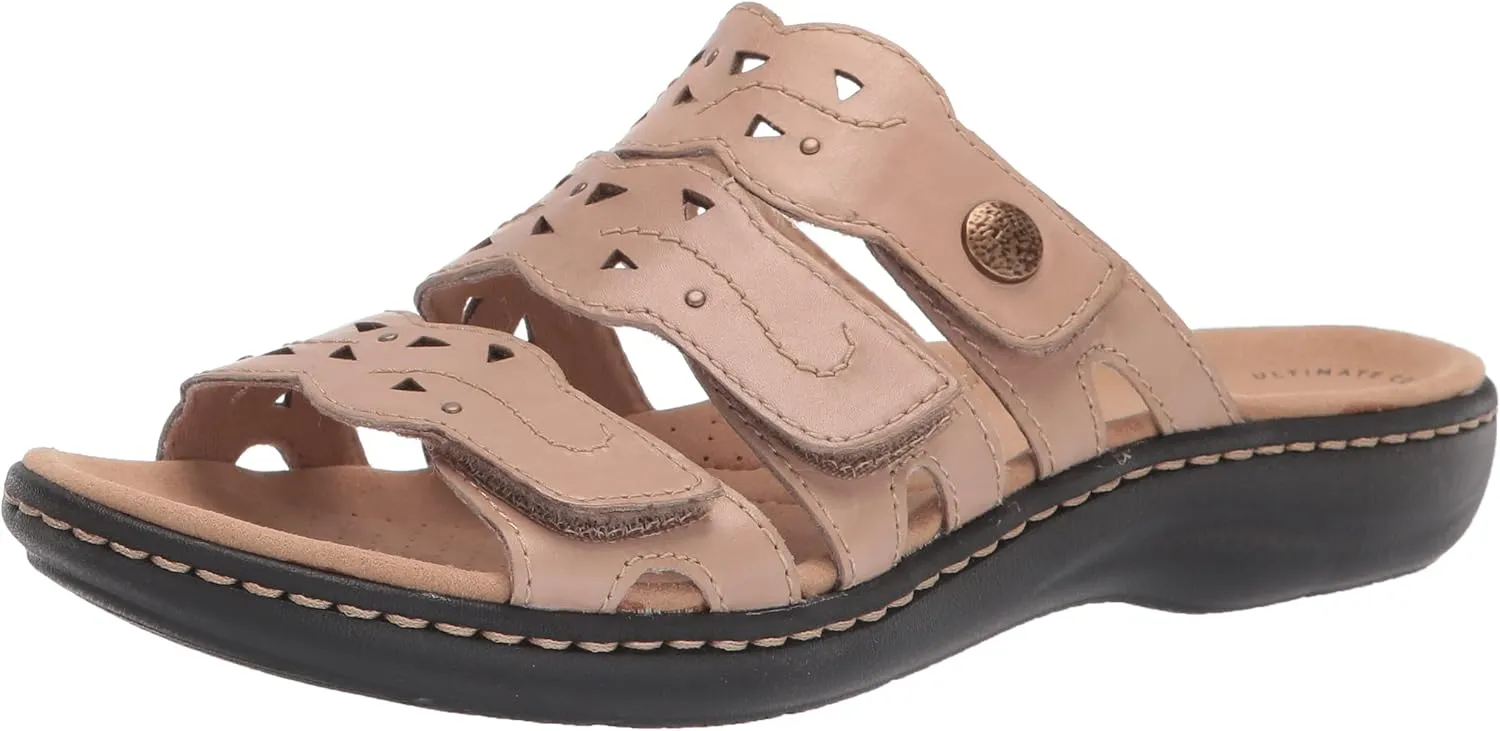 Clarks Womens Laurieann Echo Slip On Slide Sandals