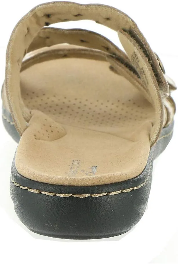 Clarks Womens Laurieann Echo Slip On Slide Sandals