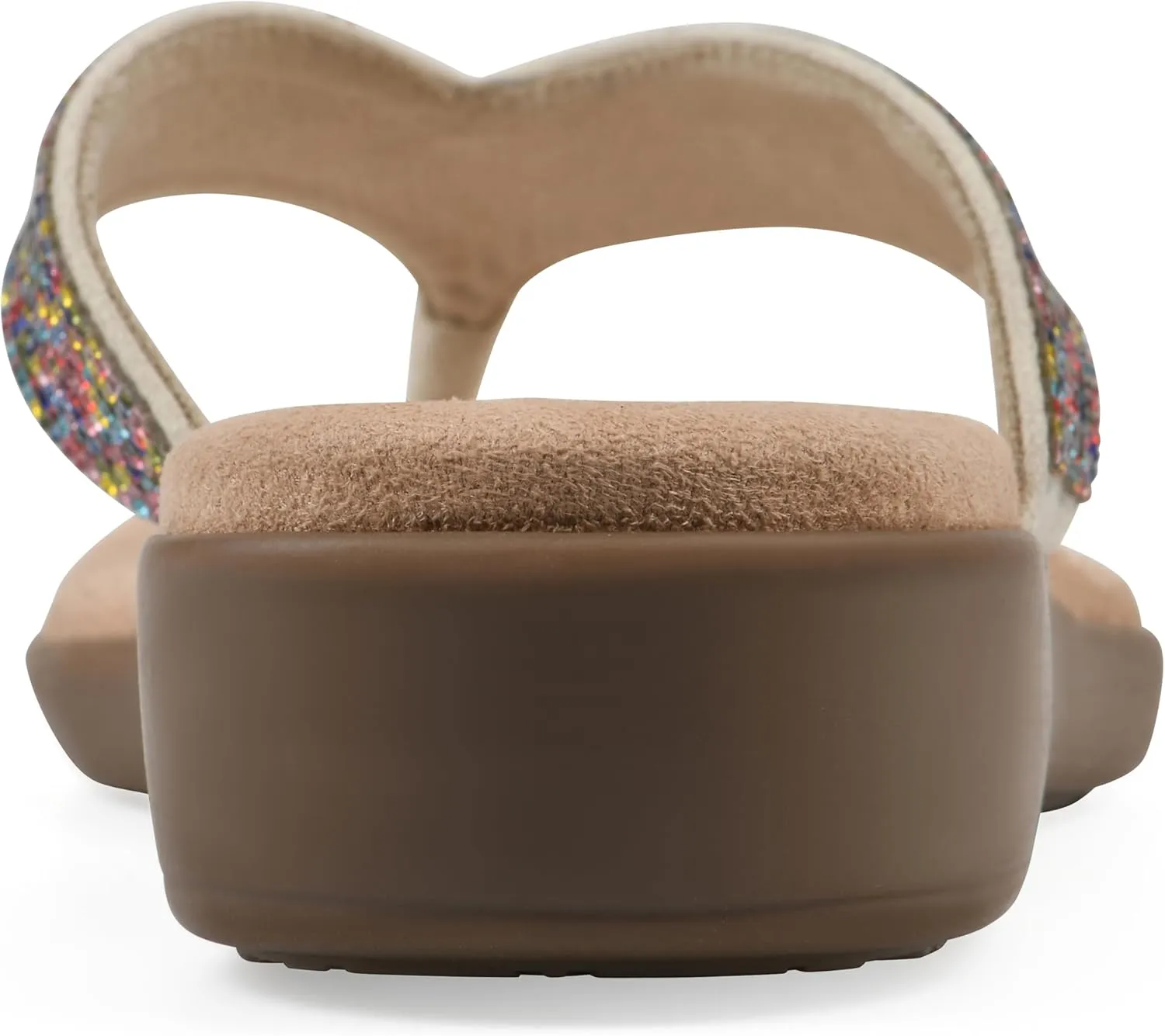 CLIFFS BY WHITE MOUNTAIN Women's Becharm Rhinestoned Thong Sandal