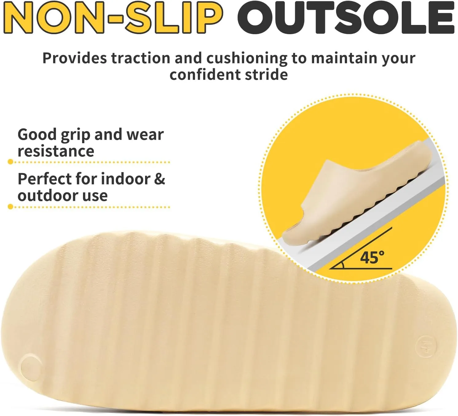 Cloud Slides Unisex, Platform Pillow Slippers Women, Sandals Men With Thick EVA Sole, Lightweight Soft Open Toe Shower Shoes Indoor Outdoor