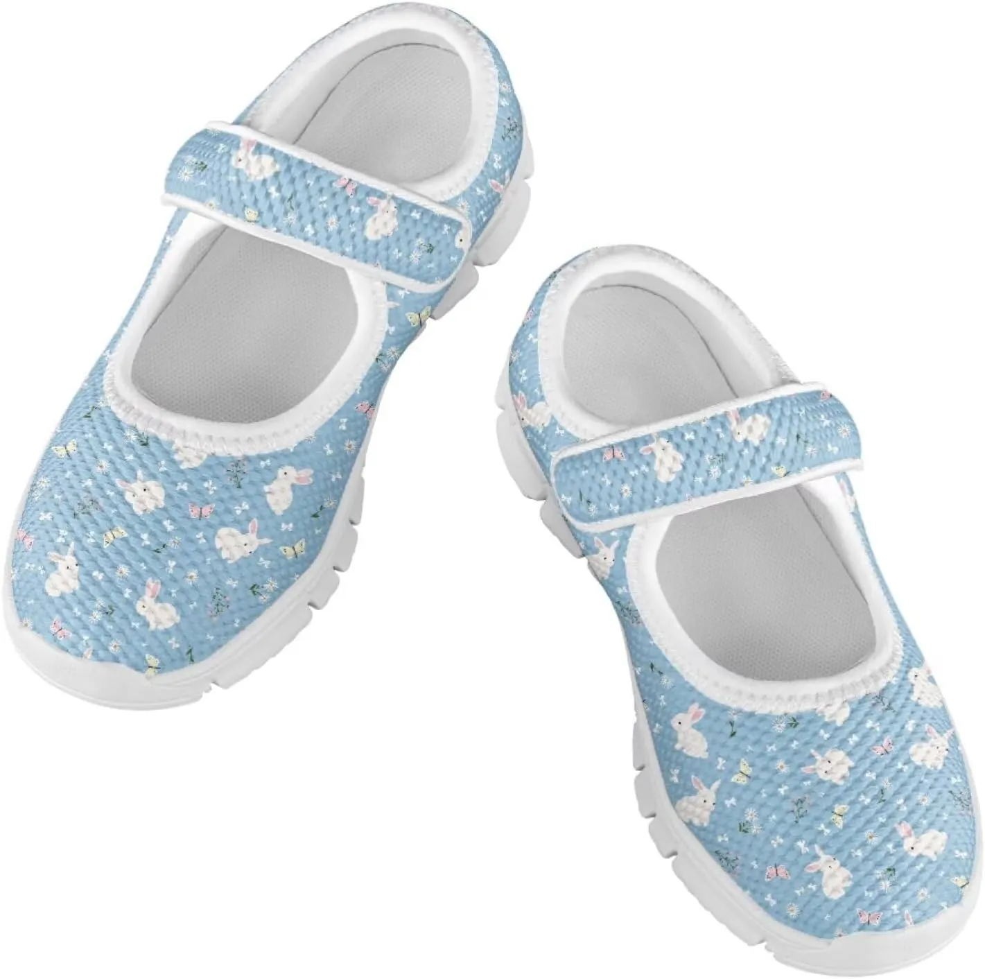 Coloranimal Mary Jane Shoes for Girls Princess Shoes Casual Dance Shoes School Uniform Shoes Easter Theme Mary Jane Flats