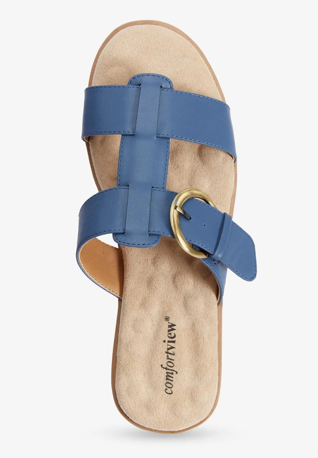 Comfortview Women's The Dawn Slip On Sandal (Wide Widths Available)