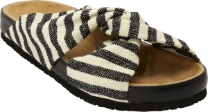 Comfortview Women's Wide Width The Reese Footbed Sandal