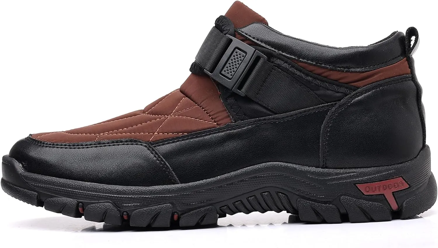 COSIDRAM Mens Snow Boots Outdoor Winter Warm Hiking Ankle Boots Anti Slip Insulated Work Shoes
