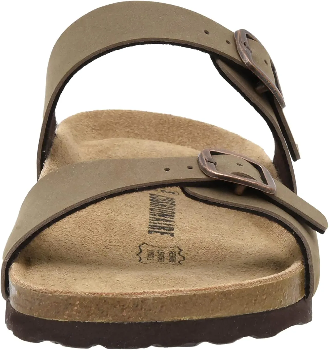 CUSHIONAIRE Women's Liam Cork footbed Sandal with  Comfort