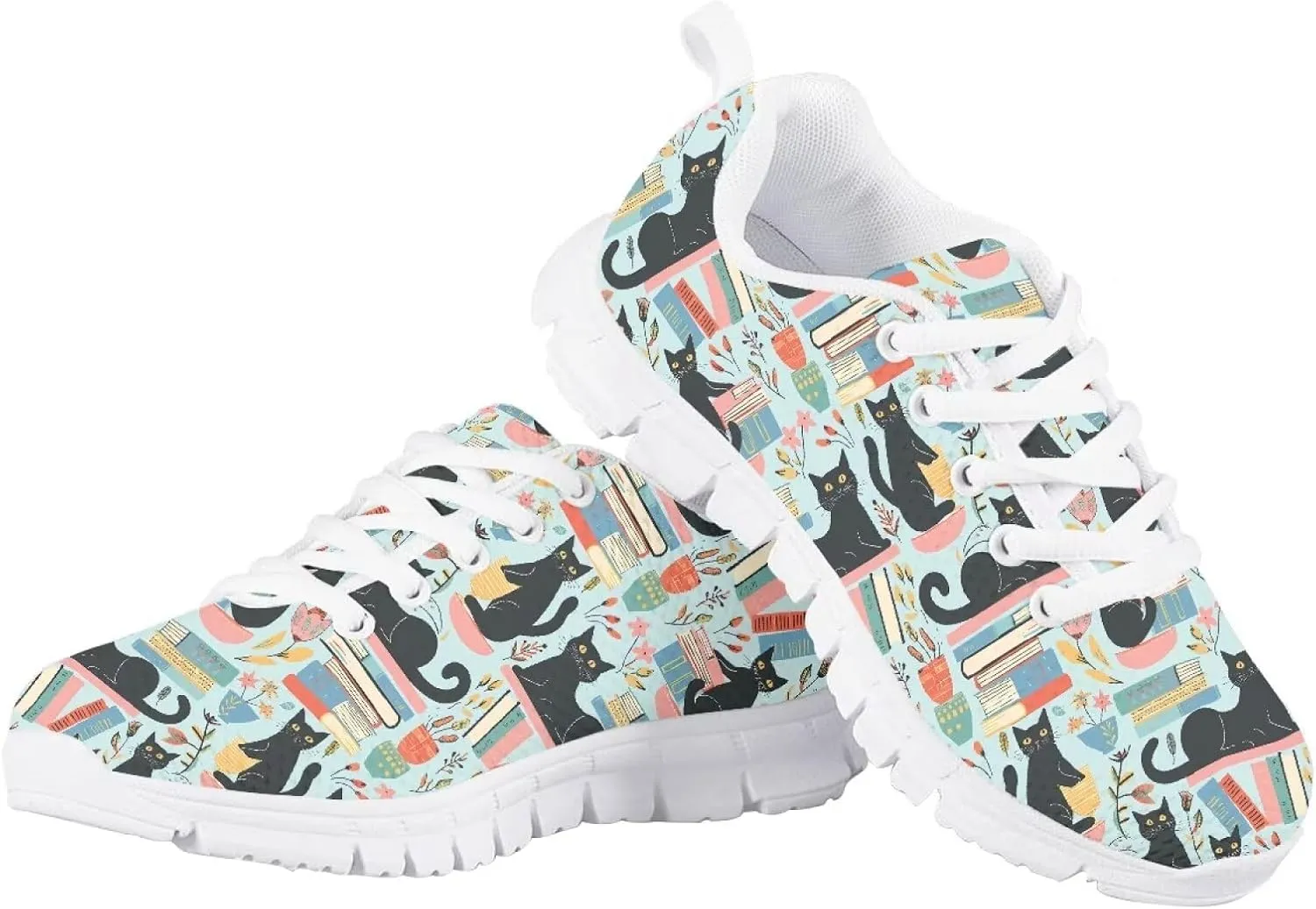 Cute Axolotl Girls Running Shoes Trendy Sneakers for Kids Athletic Shoes