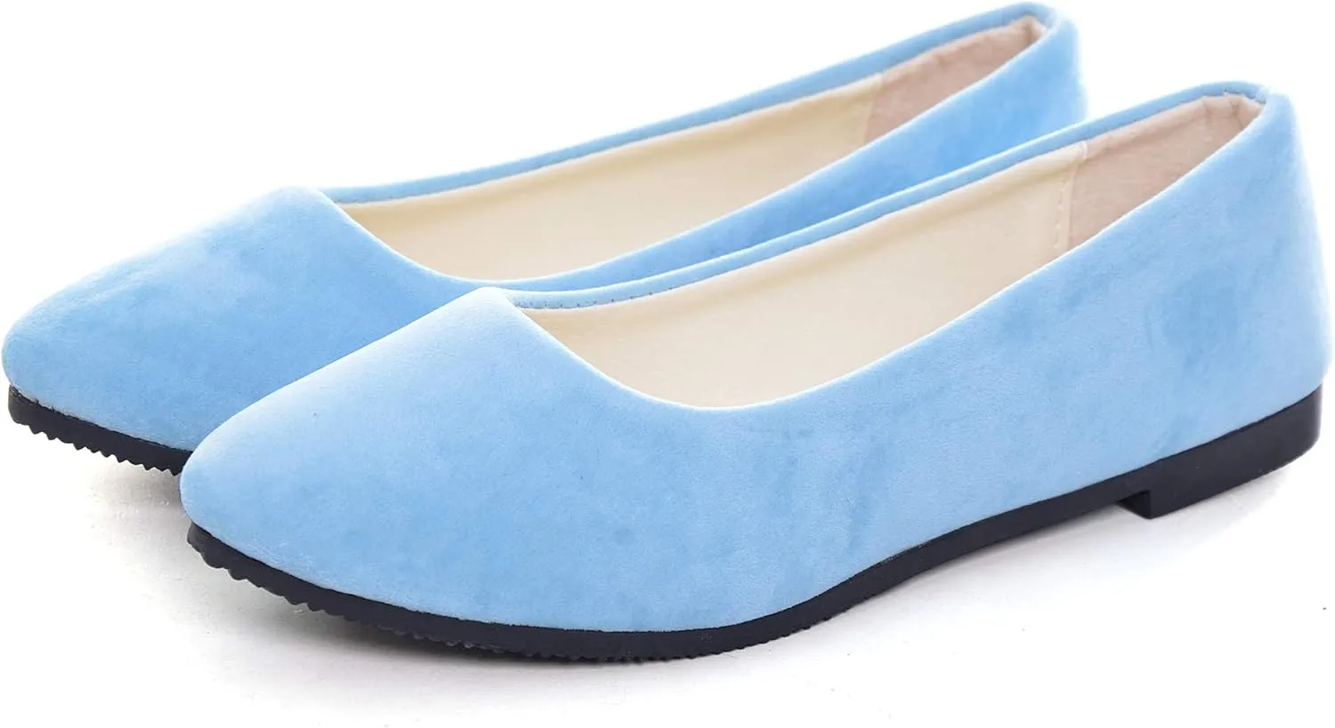 Dear Time Women Block Heel PU Pointed Toe Pumps Shoes