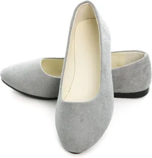 Dear Time Women Block Heel PU Pointed Toe Pumps Shoes