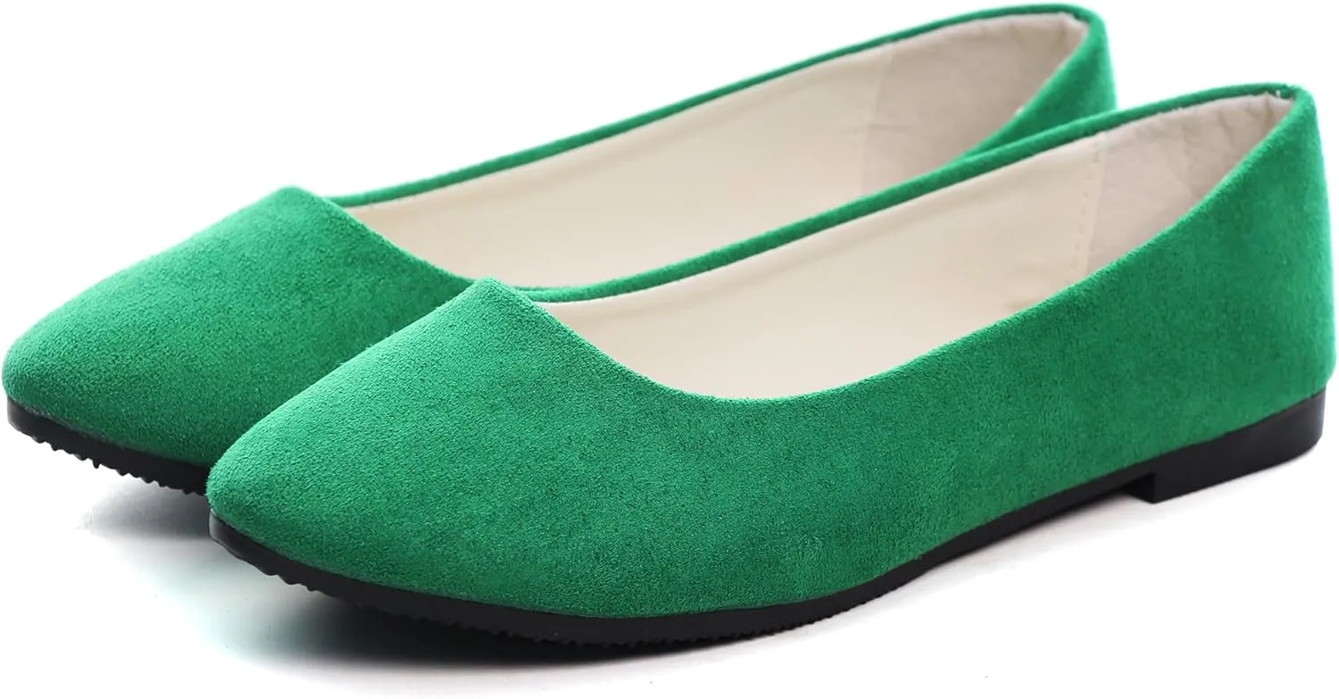 Dear Time Women Block Heel PU Pointed Toe Pumps Shoes