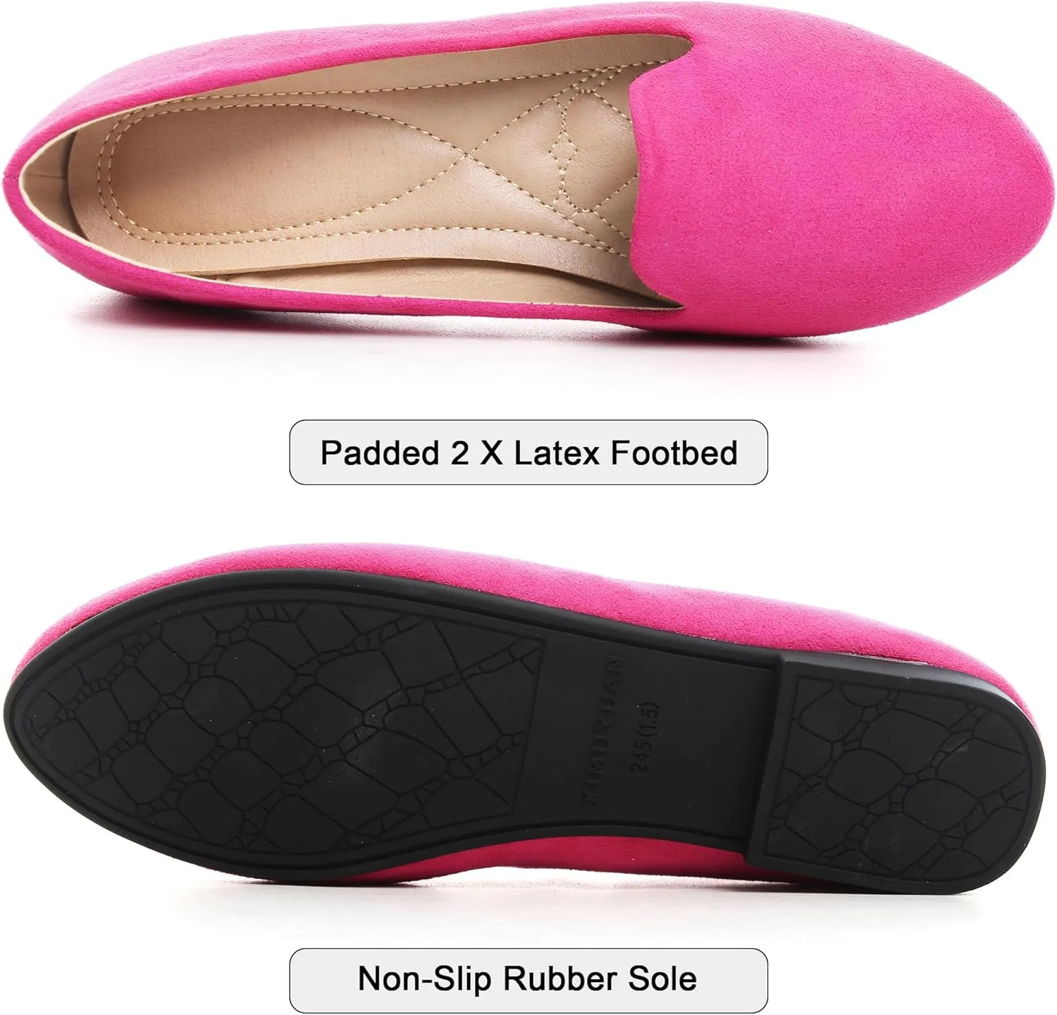 Dear Time Women Block Heel PU Pointed Toe Pumps Shoes