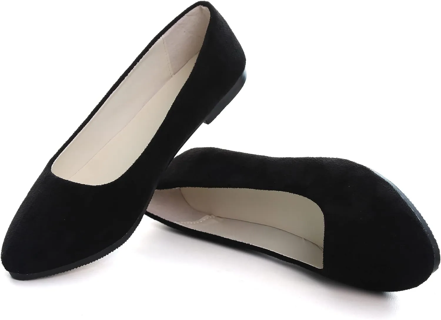 Dear Time Women Block Heel PU Pointed Toe Pumps Shoes