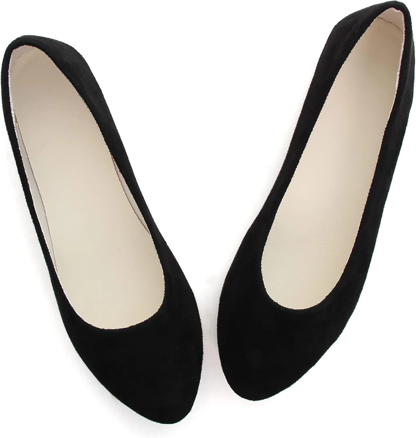 Dear Time Women Block Heel PU Pointed Toe Pumps Shoes