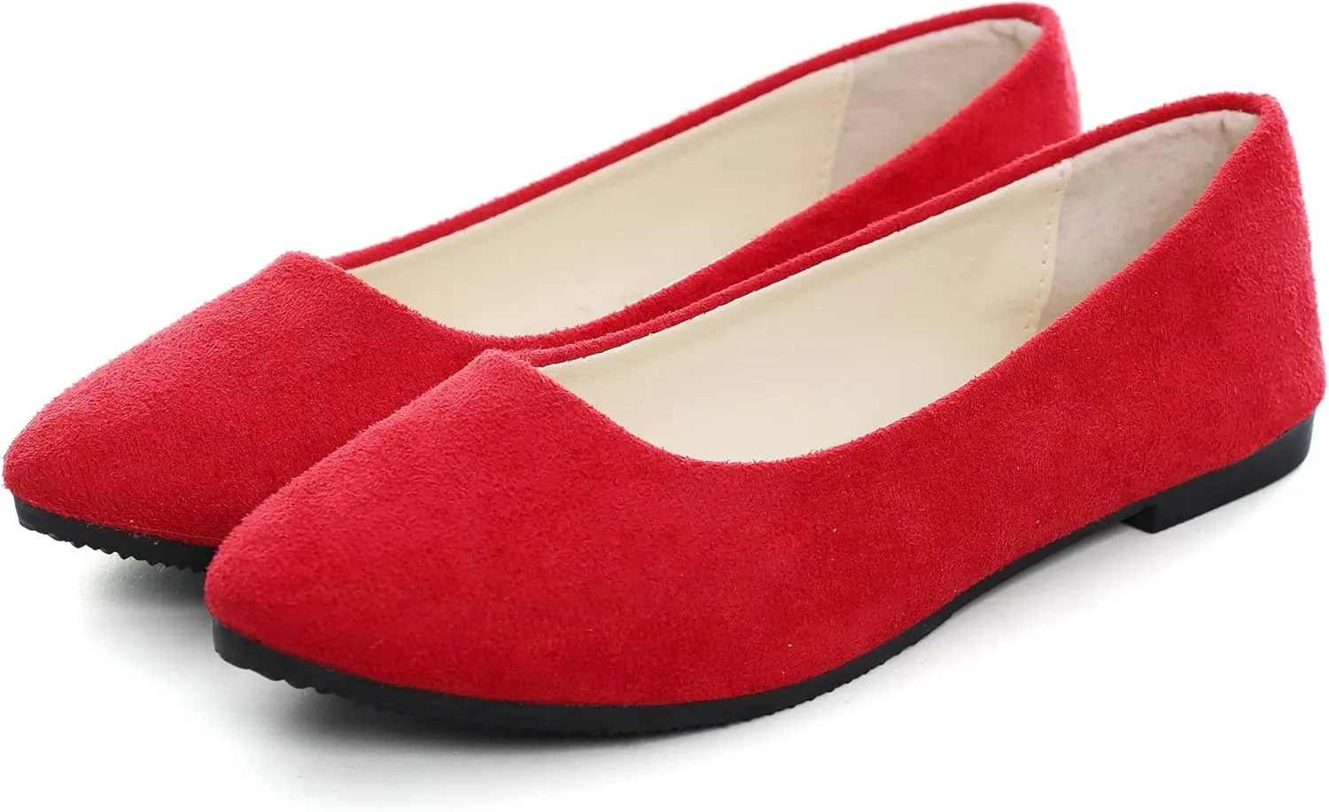 Dear Time Women Block Heel PU Pointed Toe Pumps Shoes