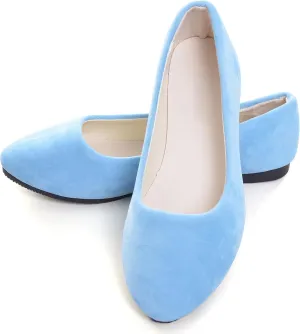 Dear Time Women Block Heel PU Pointed Toe Pumps Shoes