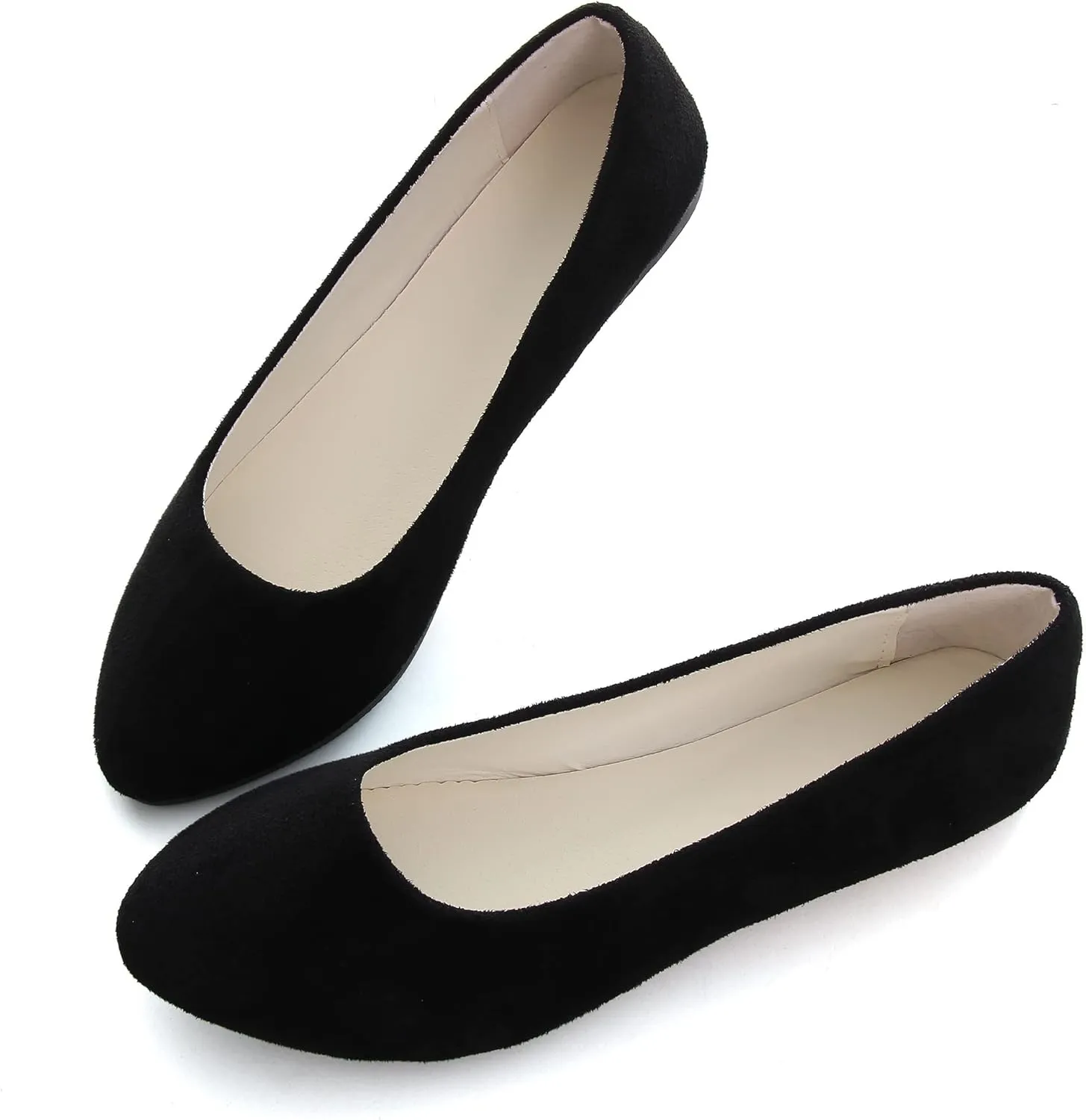 Dear Time Women Block Heel PU Pointed Toe Pumps Shoes