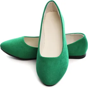 Dear Time Women Block Heel PU Pointed Toe Pumps Shoes