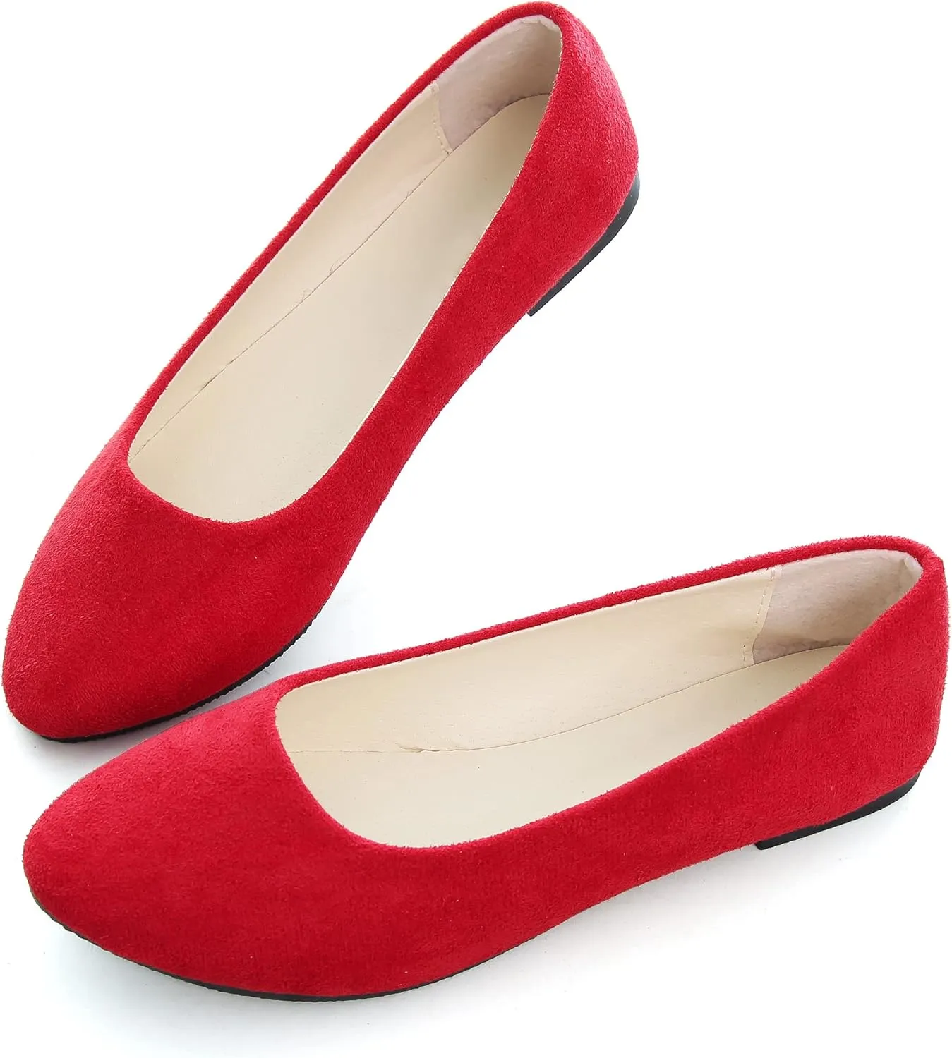 Dear Time Women Block Heel PU Pointed Toe Pumps Shoes