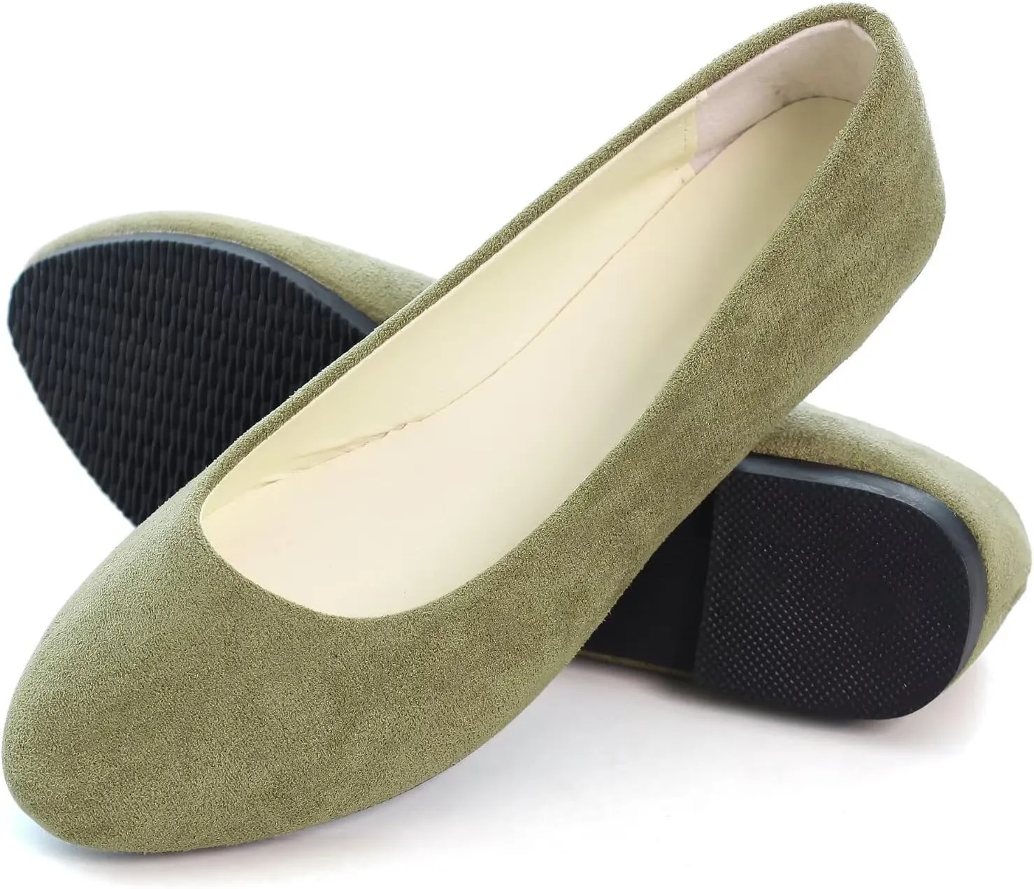 Dear Time Women Block Heel PU Pointed Toe Pumps Shoes