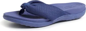 Dearfoams Women's Original Comfort Olivia Thong Flip Flop Sandal with Arch Support