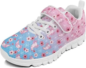 Doojoayie Athletic Shoes for Kids Girls for Active Kids Play Running Jogging Shoes