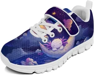Doojoayie Athletic Shoes for Kids Girls for Active Kids Play Running Jogging Shoes