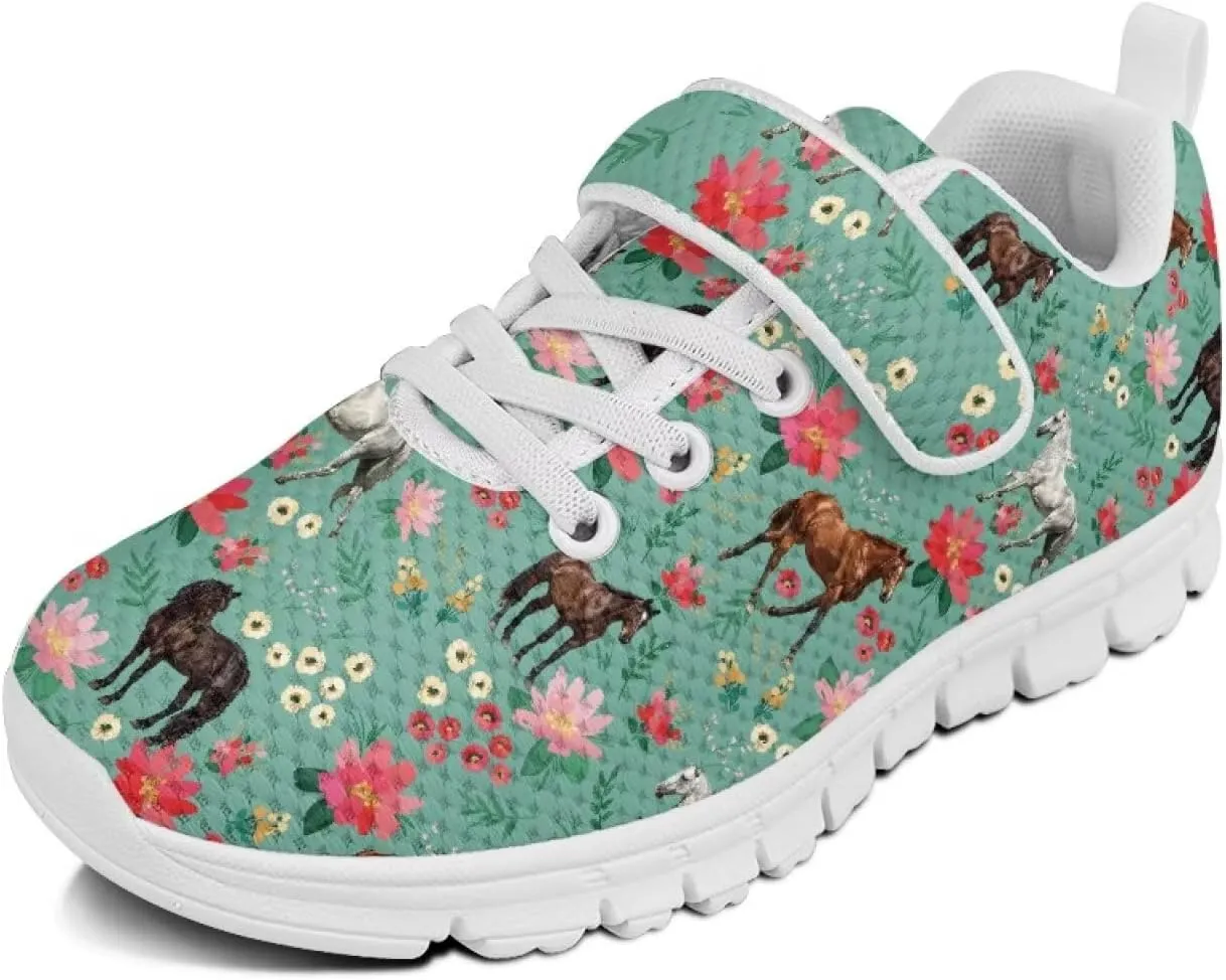 Doojoayie Athletic Shoes for Kids Girls for Active Kids Play Running Jogging Shoes