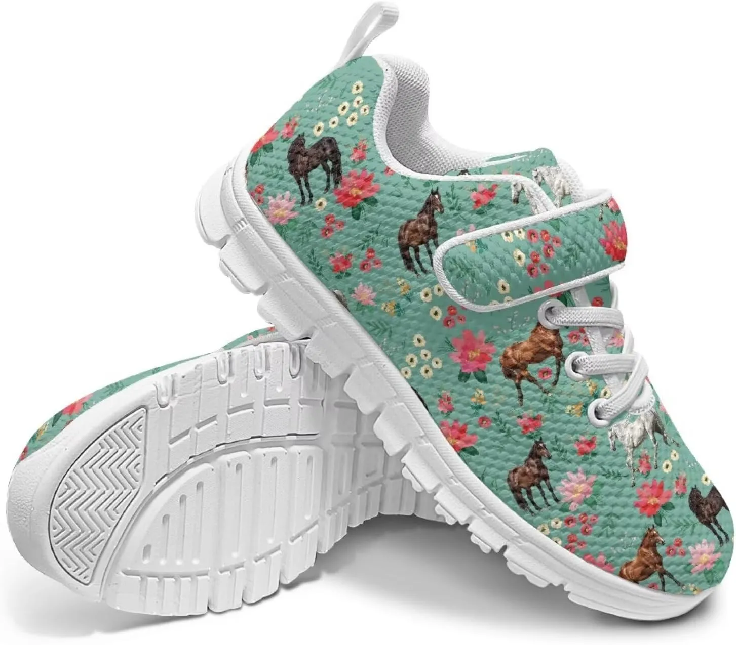 Doojoayie Athletic Shoes for Kids Girls for Active Kids Play Running Jogging Shoes