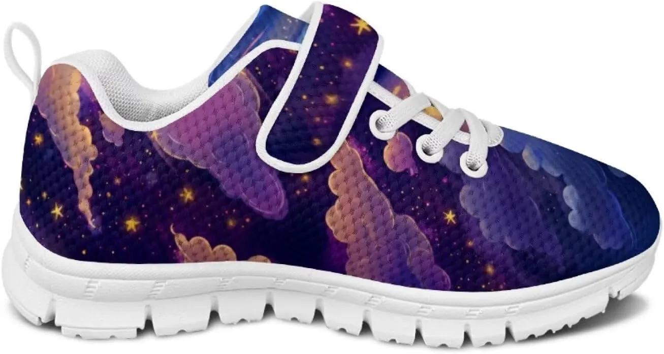 Doojoayie Athletic Shoes for Kids Girls for Active Kids Play Running Jogging Shoes
