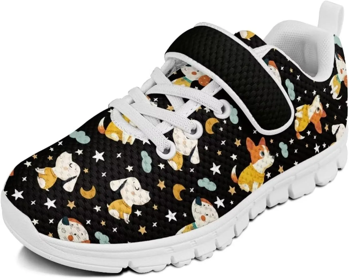 Doojoayie Boys Tennis Shoes Lightweight Little Kids Casual School Shoes Gym Shoes