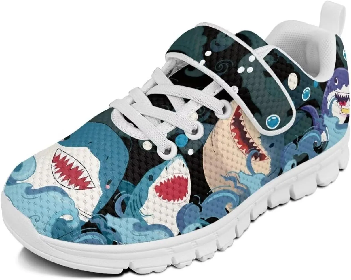 Doojoayie Boys Tennis Shoes Lightweight Little Kids Casual School Shoes Gym Shoes