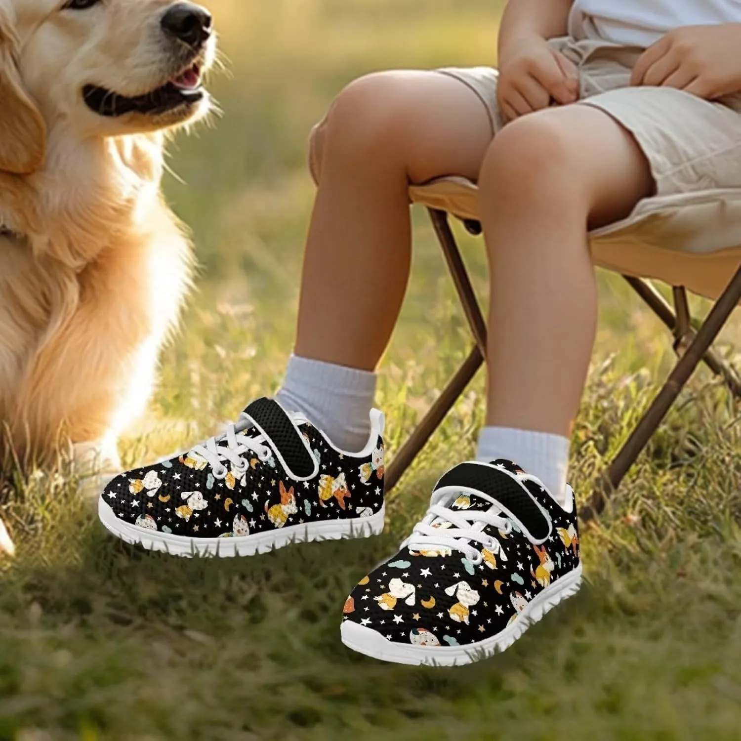 Doojoayie Boys Tennis Shoes Lightweight Little Kids Casual School Shoes Gym Shoes