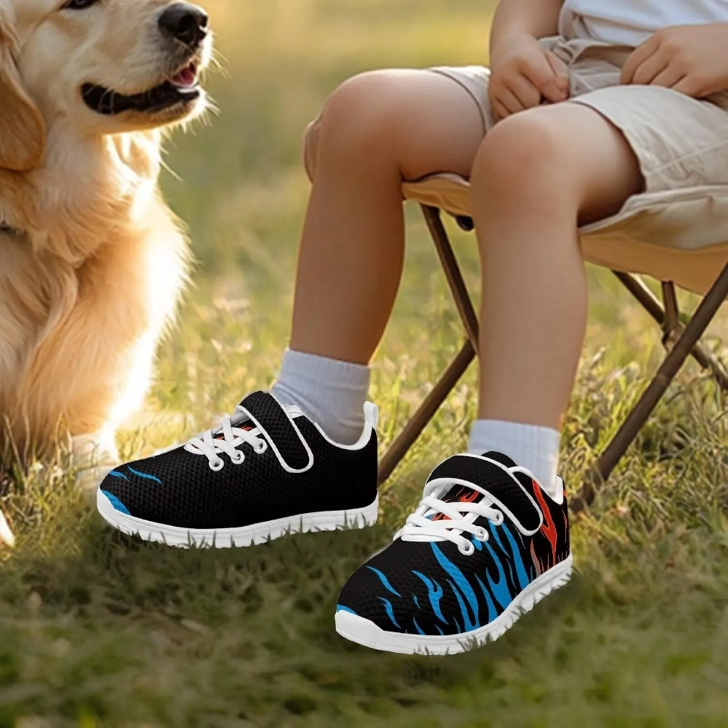 Doojoayie Boys Tennis Shoes Lightweight Little Kids Casual School Shoes Gym Shoes